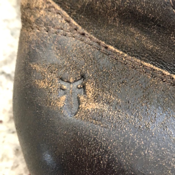 Frye Harlow Campus Leather Boots Brown NWOT size 8 - Picture 8 of 8